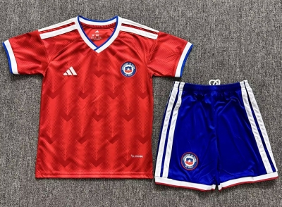 2026 Chile Home kids Soccer Jersey